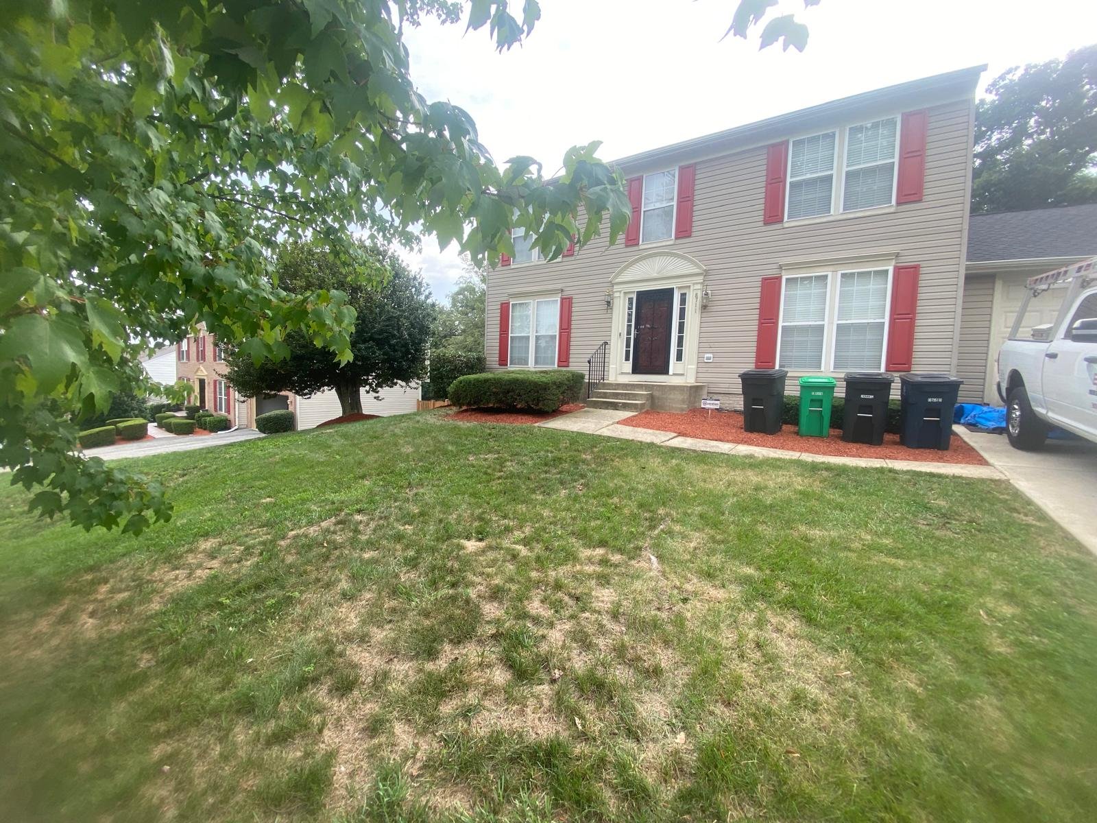 Maintained lawn and outdoor property